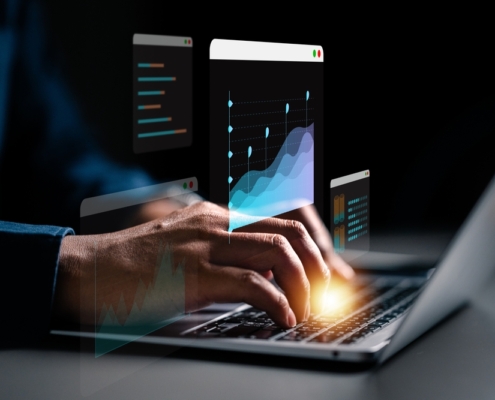 Budget vs forecast comparison chart showing the difference between financial planning tools for a growing business in Guelph Ontario
