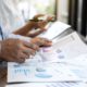 Business owner learning how to read a business financial statement with a fractional CFO advisor in Guelph Ontario